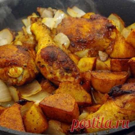 Софрито: курица с картошкой и луком