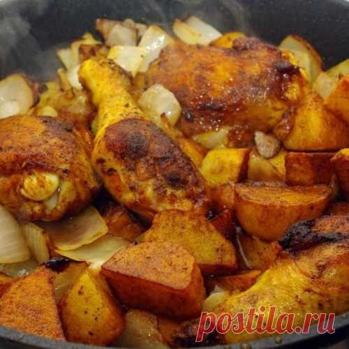 Софрито: курица с картошкой и луком