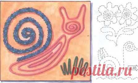 Поделки, аппликации для детей из косичек / Детское творчество - аппликации, поделки из цветной бумаги, картона, теста, пластилина, пластиковых бутылок для детей / Лунтики. Развиваем детей. Творчество и игрушки