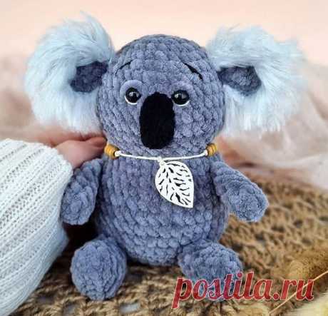 Коала крючком. Амигуруми схемы и описания. Автор: Ирина Подолюк | IRINELY.ART