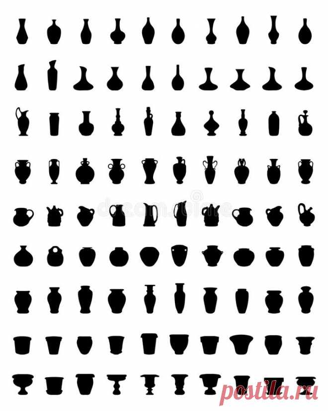 Jars And Vases With Bouquets In Rustic Style. Stock Illustration BDB