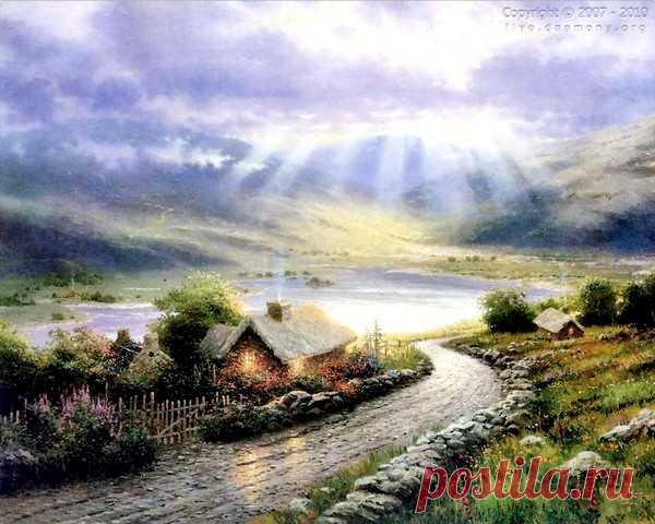 живопись Thomas Kinkade - 69 фото. Фотографии Валентин Иванов.
