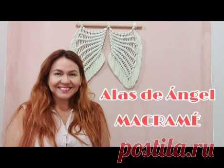 Alas De Ángel De Macramé - YouTube