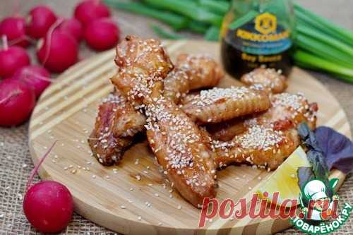 Куриные крылышки в духовке Кулинарный рецепт