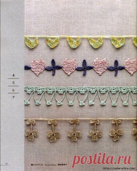 "CROCHET HEART PATTERN".Японский журнал по вязанию крючком.