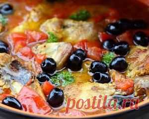 Курица с овощами