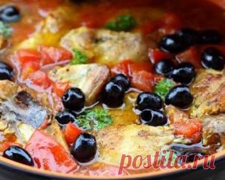 Курица с овощами