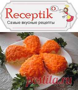 Салат с куриным филе и грибами Морковки » Рецептико