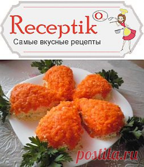 Салат с куриным филе и грибами Морковки » Рецептико
