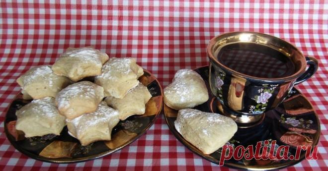 Мягкое домашнее печенье на сметане