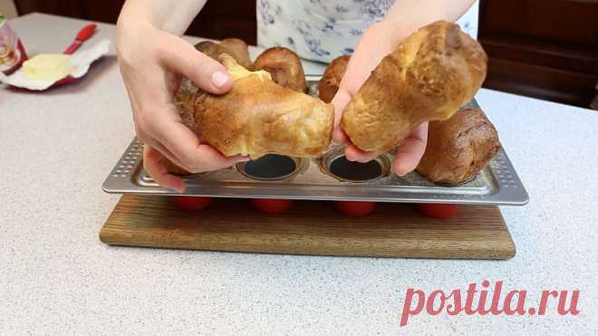 Булочки с начинкой к завтраку (Popovers) – Kyxarka.ru