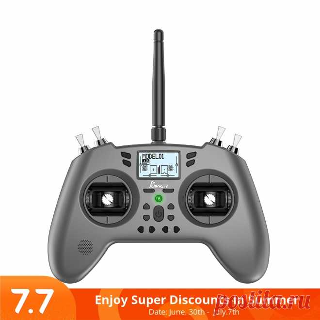 Jumper t-lite 16ch hall sensor gimbals cc2500/jp4in1 multi-protocol rf system opentx mode2 transmitter support jumper 915 r900/crsf nano for rc drone Sale - Banggood.com
