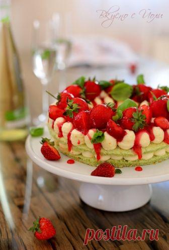 Ягодово-спаначена торта