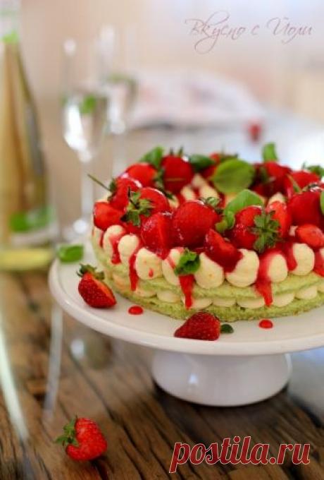 Ягодово-спаначена торта