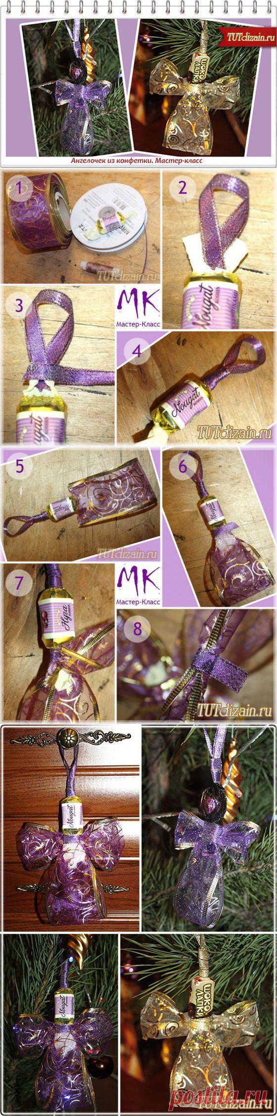 Конфетный ангелок. Мастер-класс » Дизайн & Декор своими руками