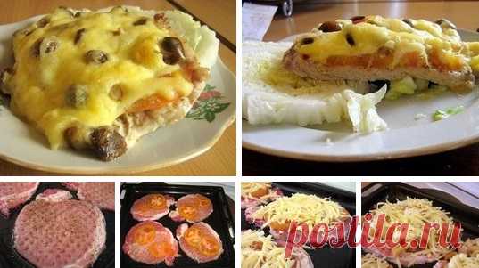 Мясо по-купечески с грибами: классический рецепт