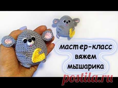 Схема вязания. мышки крючком. we knit a mouse