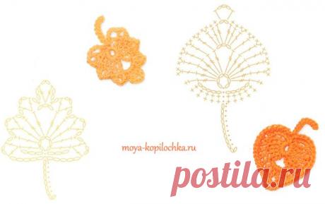 Вязаные цветы. 100 цветочных мотивов для вязания крючком со схемами - Вязание - Моя копилочка