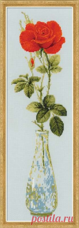 Королева цветов арт.1375 Риолис купить в Stitch и Крестик Цена 396 руб.,  Набор для вышивания крестом
Размер: 15х50 
В состав набора входит: 
канва 14 Aida Zweigart, 
нитки шерсть, 
схема, инструкция, 
Игла. Наложка, скидки. Доставка по всей России. Все виды оплаты.