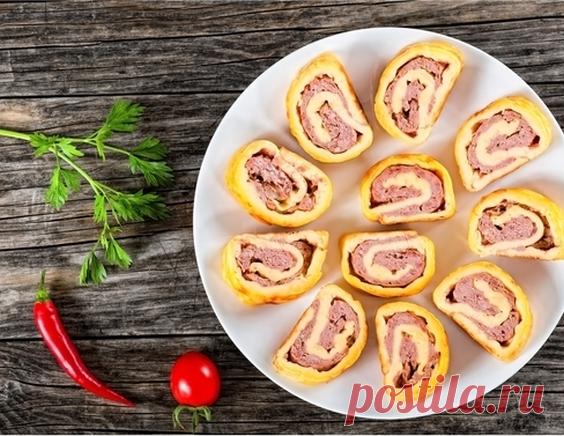 Сырный рулет с фаршем - рецепт приготовления с фото от Maggi.ru