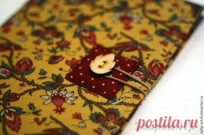 Блокнот с тканевой обложкой мастер-класс