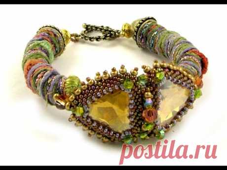 Wrapped Fiber Bracelet or Necklace