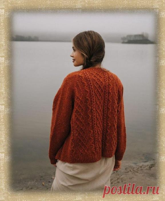 Кардиган из твида