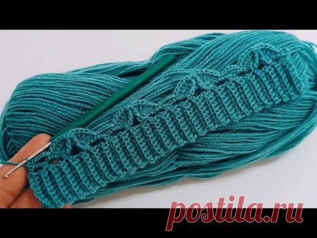 Посмотрите, какой нарядный узор связан крючком! Женский кардиган, туника, модель шарфа