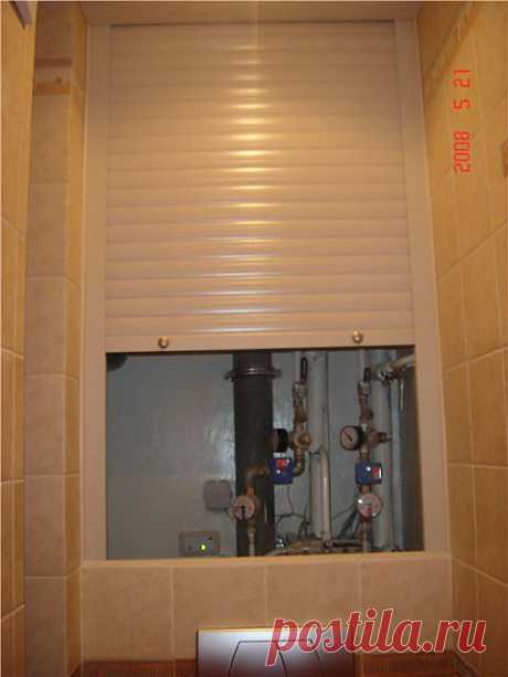 Рольставни в туалет