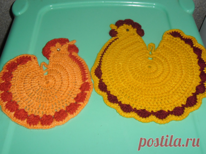 Прихватки "Курочки"