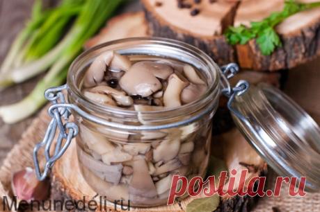 Рецепт маринованных вешенок / Меню недели