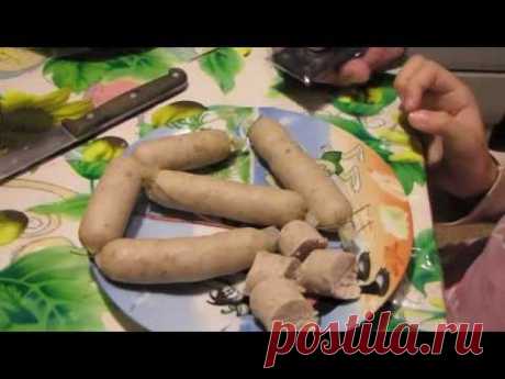 Сардельки свиные - рецепт, ГОСТ СССР - YouTube