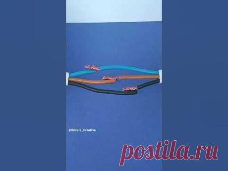 Be sure to remember this tip! How to insulate electrical wire in inconvenient places? #shorts #ideas #tips #tricks #lifehack #homemade #diy #tools #wire #ele...