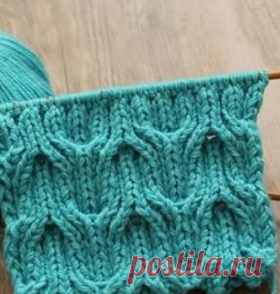 Двусторонняя резинка спицами
