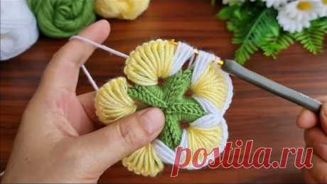 Wow!.. 😍 How to make beautiful eye catching crochet flower. Sell and give as a guft.