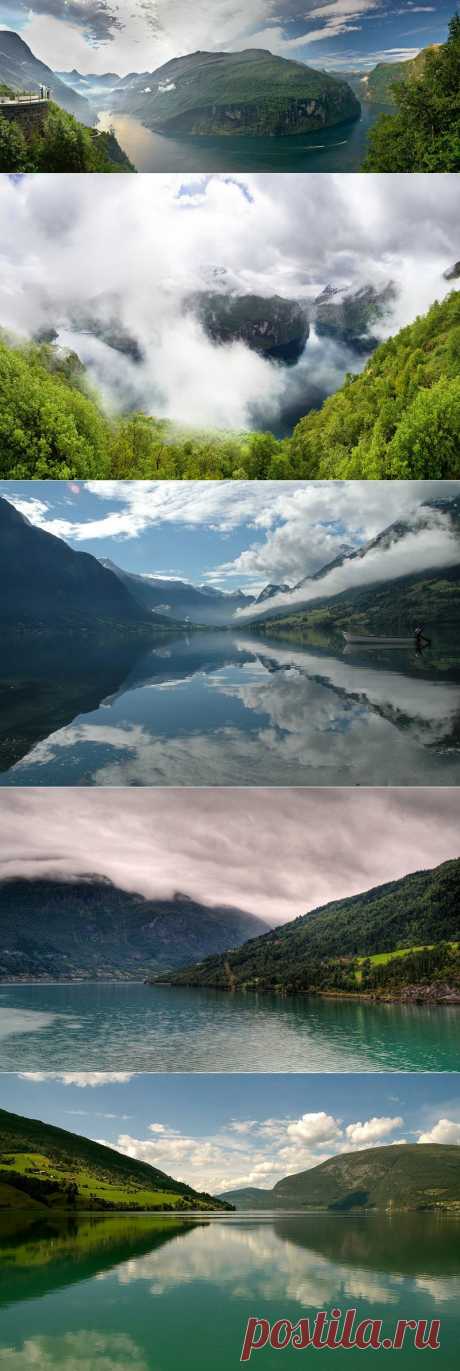 Самые красивые фьорды Норвегии : НОВОСТИ В ФОТОГРАФИЯХ