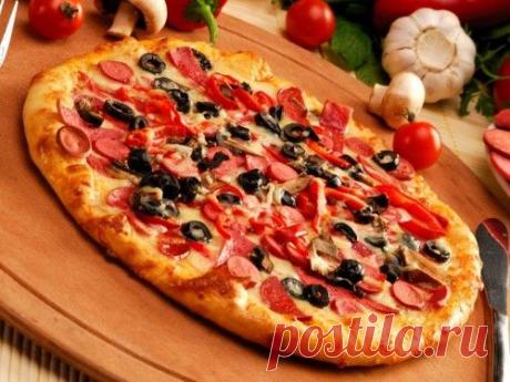 Быстрая и простая пицца – нельзя не соблазниться / Простые рецепты