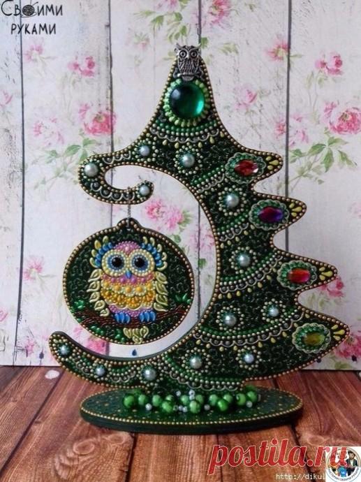 Новогодняя ёлочка-подарок Новогодняя ёлочка-подарокТакая елочка может быть сделана из фaнepы или кapтoнa