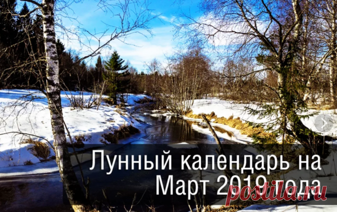 Календарь благоприятных дней для посадки рассады в марте 2019 года | Календарь посадок в марте 2019 следует составить с подбором благоприятных дней, когда Луна провоцирует рост и распространяет положительную энергетику на всходы.