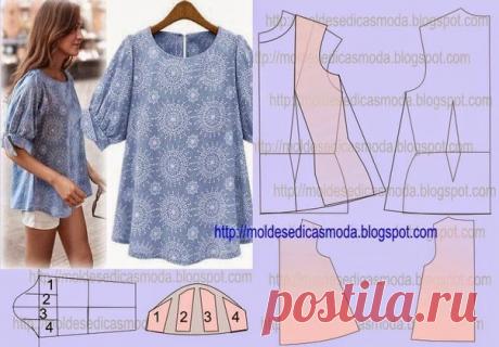 Моделируем женскую блузу — DIYIdeas