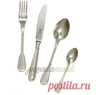 Набор столовых приборов на 6 персон 24 предмета нержавеющая сталь 18/10 стальной серия Spaten Odiso Solingen 4032958056101 с доставкой - Posudamart.Ru