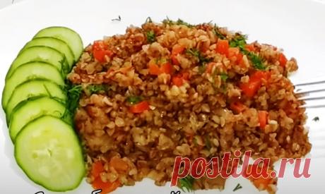 Отдельно гречку не варю, а делаю только так! Быстро, просто и очень вкусно