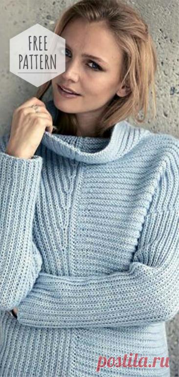 Blue Sweater Free Pattern