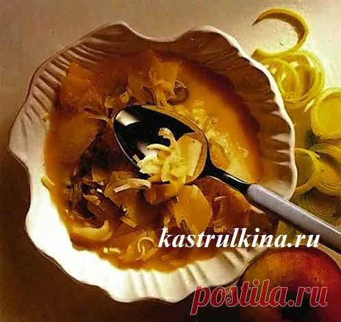Рецепт яблочного соуса к мясу с приятным кисло-сладким вкусом