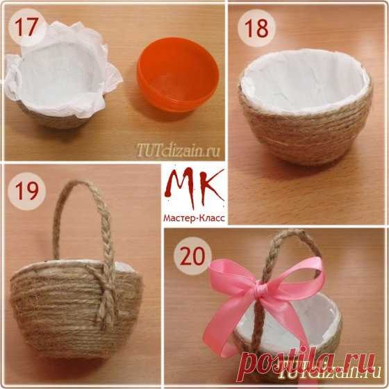 Пасхальная мини-корзинка
