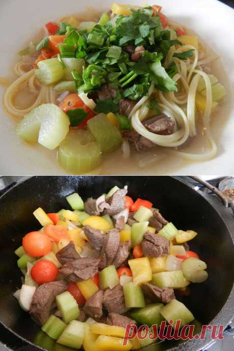 Лагман для тех, кто спешит - Вкусные рецепты