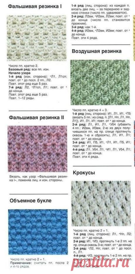 Виды резинок спицами