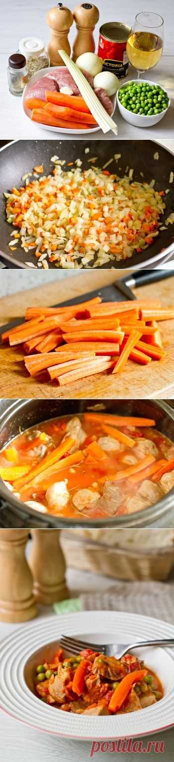 Рагу из свинины по-римски