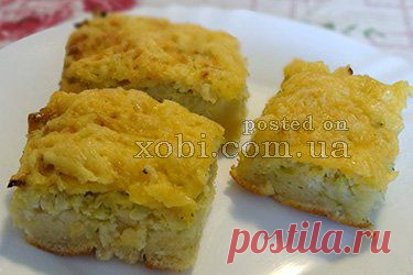 заливной пирог с капустой