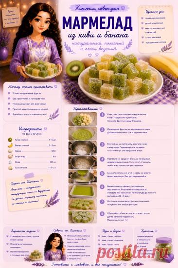 Мармелад из киви и банана